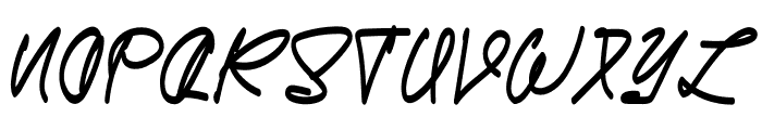A-Signature Font UPPERCASE