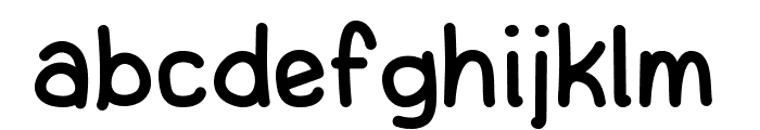 A Very Cartoon Christmas Font LOWERCASE