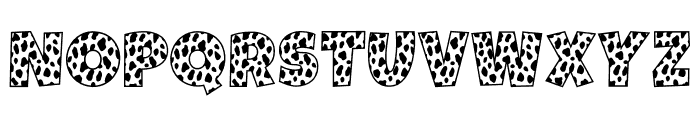 AB Dalmatian Font LOWERCASE