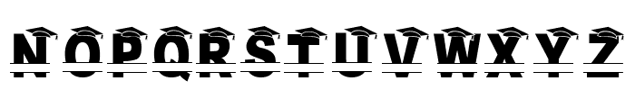 AB GRAD MONOGRAM Font LOWERCASE