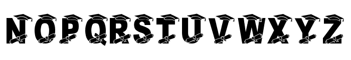 AB GRADUATION Font LOWERCASE