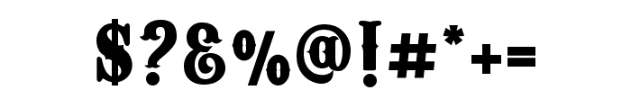 AB Rodeo Bold Font OTHER CHARS
