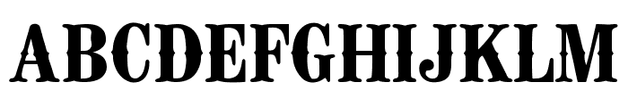AB Rodeo Font UPPERCASE