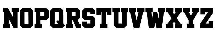 AB Soccer Varsity Font LOWERCASE