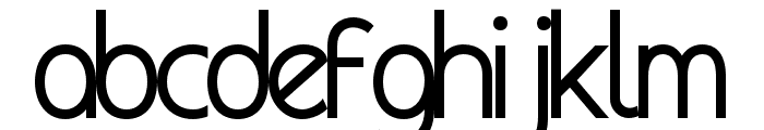 ABANDALE-Regular Font LOWERCASE