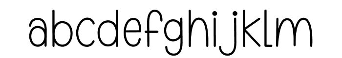ABC Alphabet Solid Font LOWERCASE