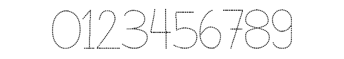 ABC Dotted Tracing Font OTHER CHARS