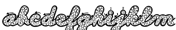 ABCD_Cursive_Dot_Marker FONT