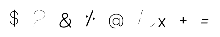 ABCD_Cursive_Dotted Font OTHER CHARS