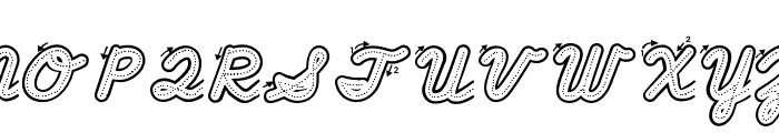 ABCD_Cursive_Dotted_Arrows_Ns Font UPPERCASE