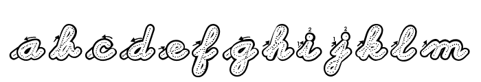 ABCD_Cursive_Dotted_Arrows_Sp FONT