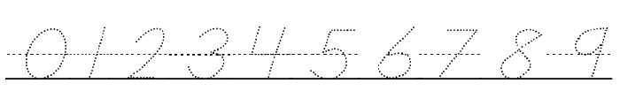 ABCD_Cursive_Dotted_Lined1 Font OTHER CHARS
