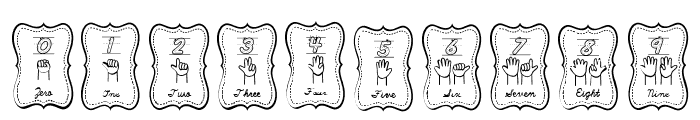 ABCD_Cursive_FlashCards1 Font OTHER CHARS