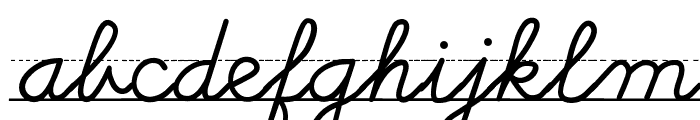 ABCD_Cursive_Lined1 Font LOWERCASE