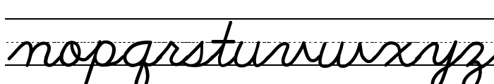 ABCD_Cursive_Lined2 Font LOWERCASE