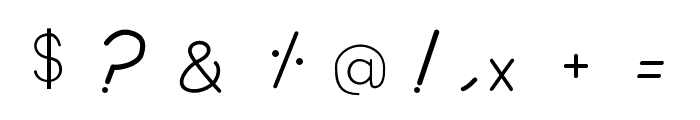 ABCD_Cursive_Regular Font OTHER CHARS