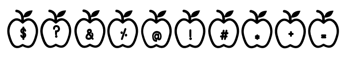 ABCD_Ref_Apple_Shape1 Font OTHER CHARS
