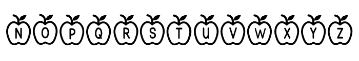 ABCD_Ref_Apple_Shape1 Font UPPERCASE