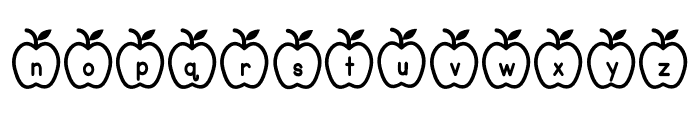 ABCD_Ref_Apple_Shape1 Font LOWERCASE