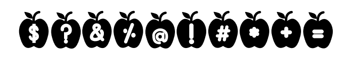ABCD_Ref_Apple_Shape2 Font OTHER CHARS