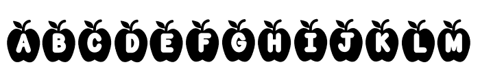 ABCD_Ref_Apple_Shape2 Font UPPERCASE