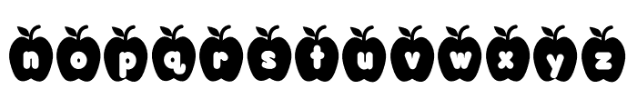 ABCD_Ref_Apple_Shape2 Font LOWERCASE