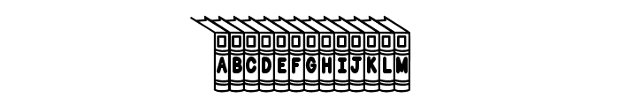 ABCD_Ref_Book_Spine3 Font UPPERCASE