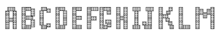 ABCD_Ref_Bricks Font UPPERCASE