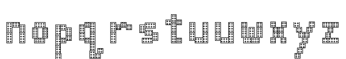 ABCD_Ref_Building_Blocks Font LOWERCASE