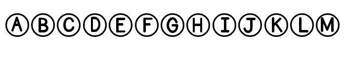ABCD_Ref_Circles2 Font UPPERCASE
