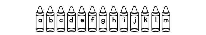 ABCD_Ref_Crayon_Shape2 FONT