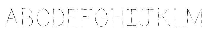ABCD_Ref_Dotted_Bulleted Font UPPERCASE