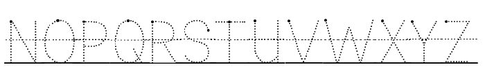 ABCD_Ref_Dotted_Bulleted_Lined1 Font UPPERCASE