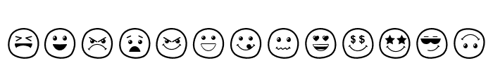 ABCD_Ref_Faces_Emotion_Circle Font UPPERCASE