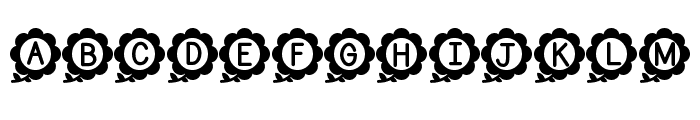 ABCD_Ref_Floral2 Font UPPERCASE
