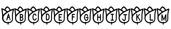 ABCD_Ref_Floral3 Font UPPERCASE