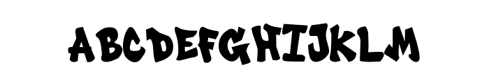 ABCD_Ref_Graffiti Font UPPERCASE