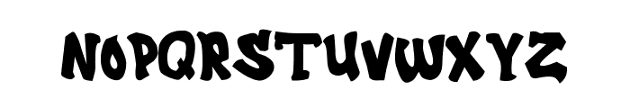 ABCD_Ref_Graffiti Font UPPERCASE