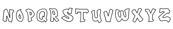 ABCD_Ref_Graffiti_Outlined_Sp Font UPPERCASE