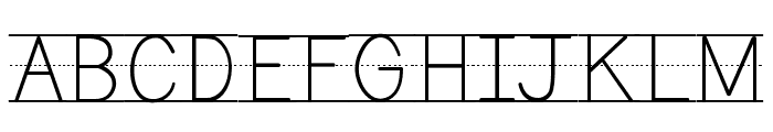 ABCD_Ref_Lined2 Font UPPERCASE