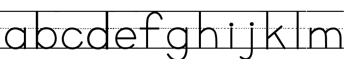 ABCD_Ref_Lined2 Font LOWERCASE