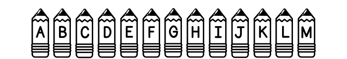 ABCD_Ref_Pen_Shape4 Font UPPERCASE