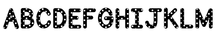 ABCD_Ref_Polka_Dot1 Font UPPERCASE