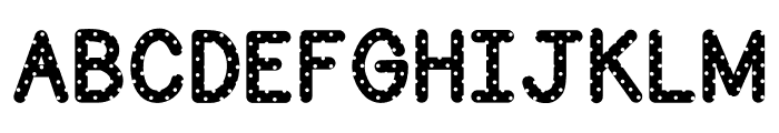 ABCD_Ref_Polka_Dot2 Font UPPERCASE
