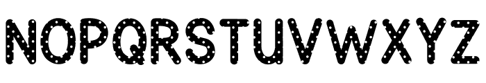 ABCD_Ref_Polka_Dot2 Font UPPERCASE