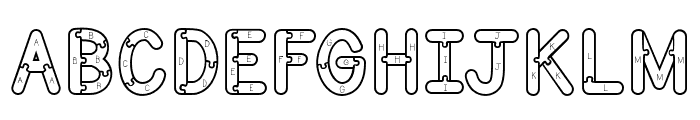ABCD_Ref_PuzzleHint Font UPPERCASE