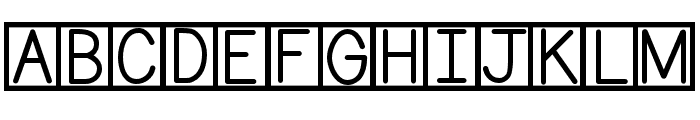 ABCD_Ref_Regular_Letterbox4 Font UPPERCASE