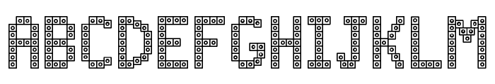 ABCD_Ref_SnapCubes Font UPPERCASE