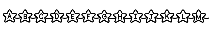 ABCD_Ref_Stars2 Font UPPERCASE