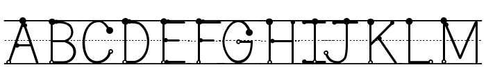ABCD_Ref_Tracing_Beginning1 Font UPPERCASE